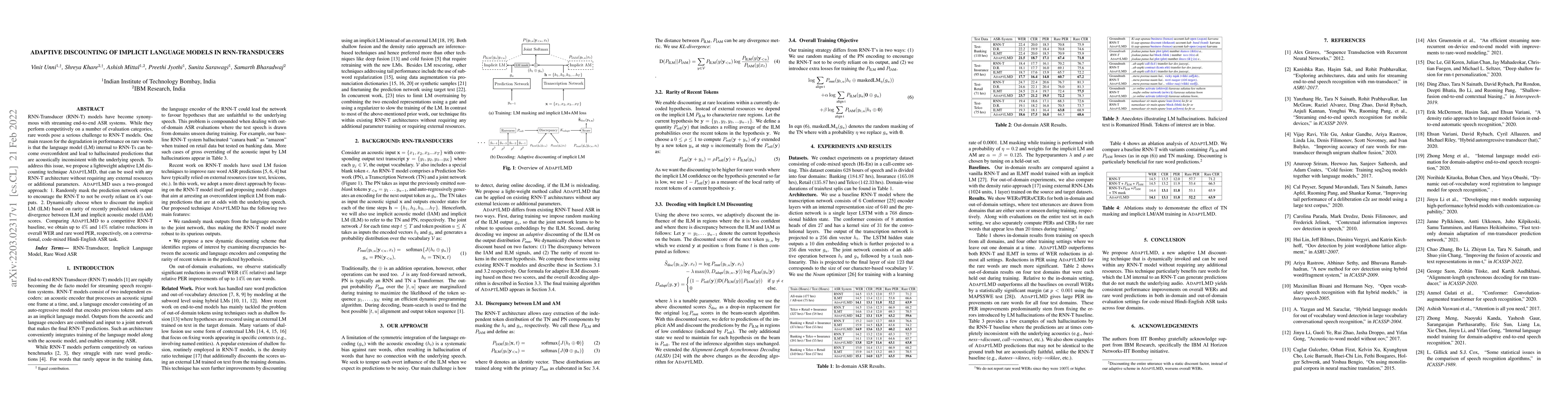 Thumbnail for Adaptive Discounting of Implicit Language Models in RNN-Transducers