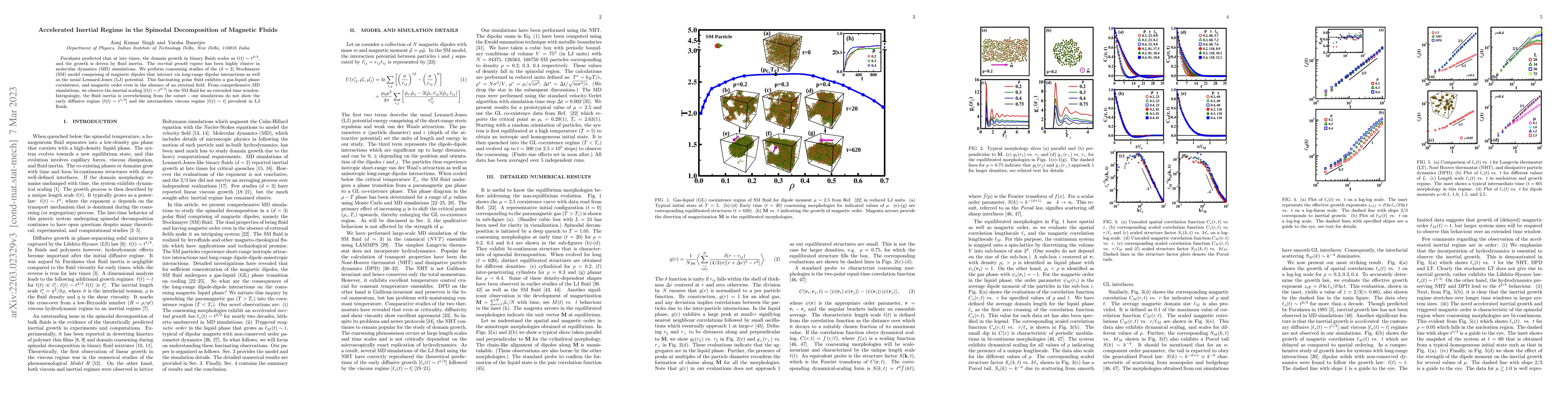 Thumbnail for Accelerated Inertial Regime in the Spinodal Decomposition of Magnetic
  Fluids
