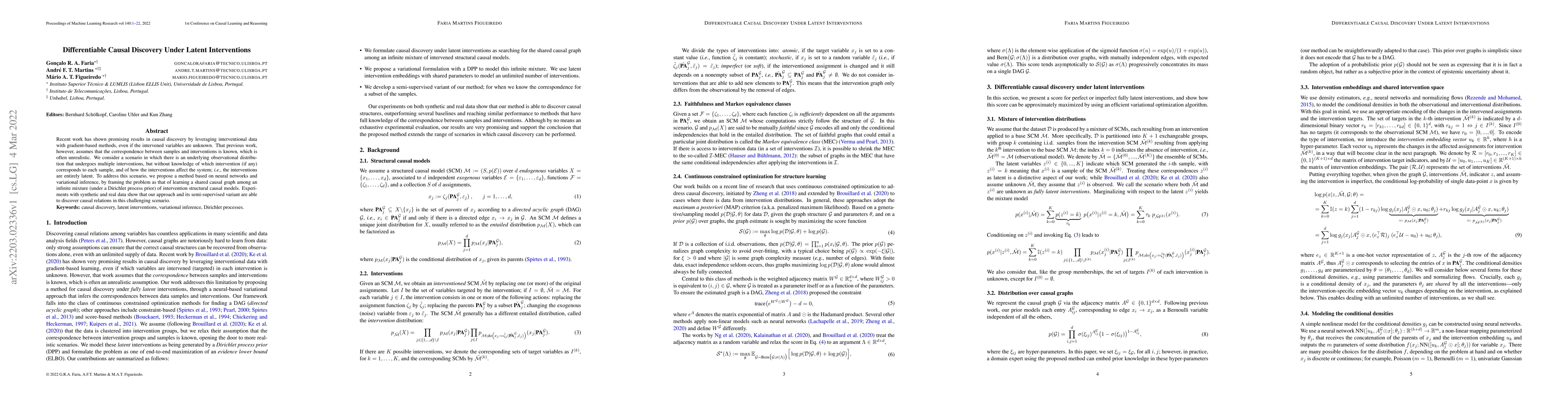 Thumbnail for Differentiable Causal Discovery Under Latent Interventions