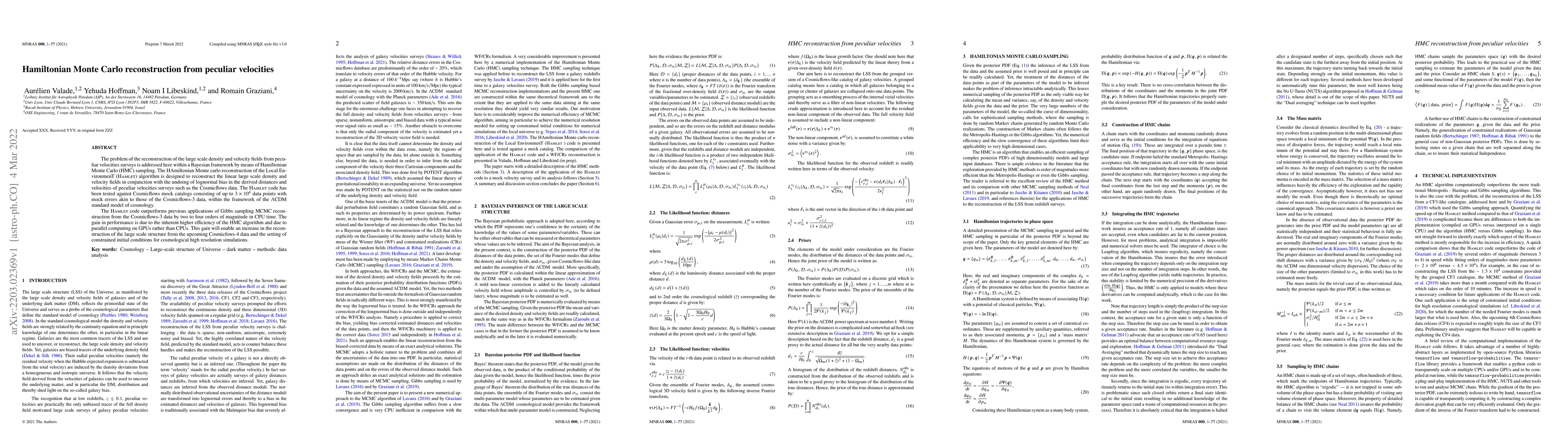 Thumbnail for Hamiltonian Monte Carlo reconstruction from peculiar velocities