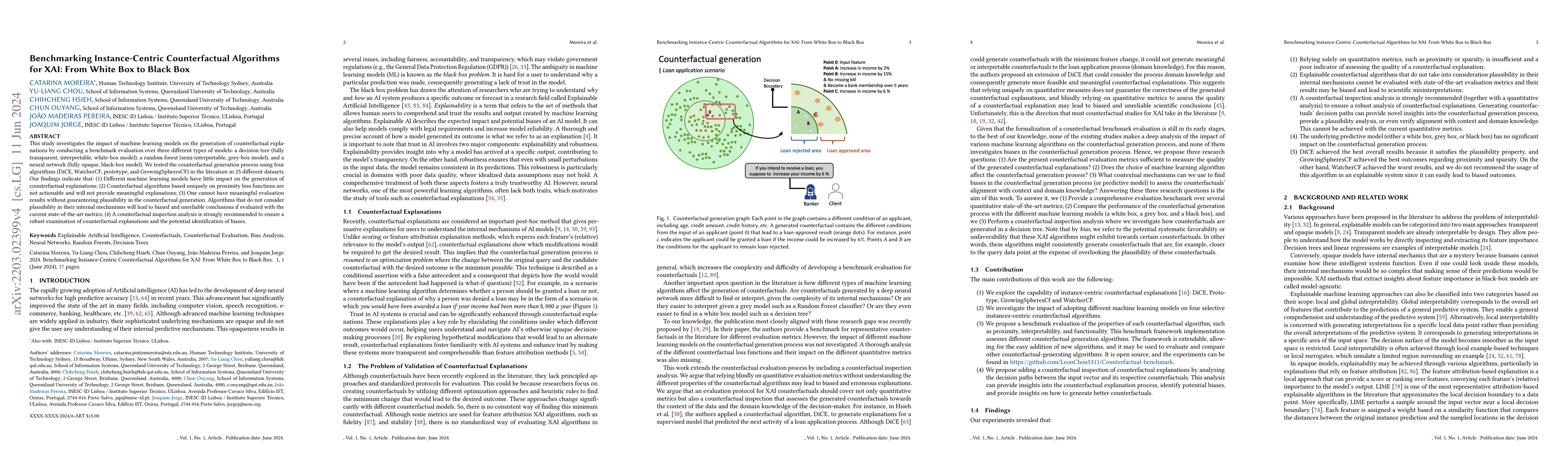 Thumbnail for Benchmarking Instance-Centric Counterfactual Algorithms for XAI: From
  White Box to Black Box