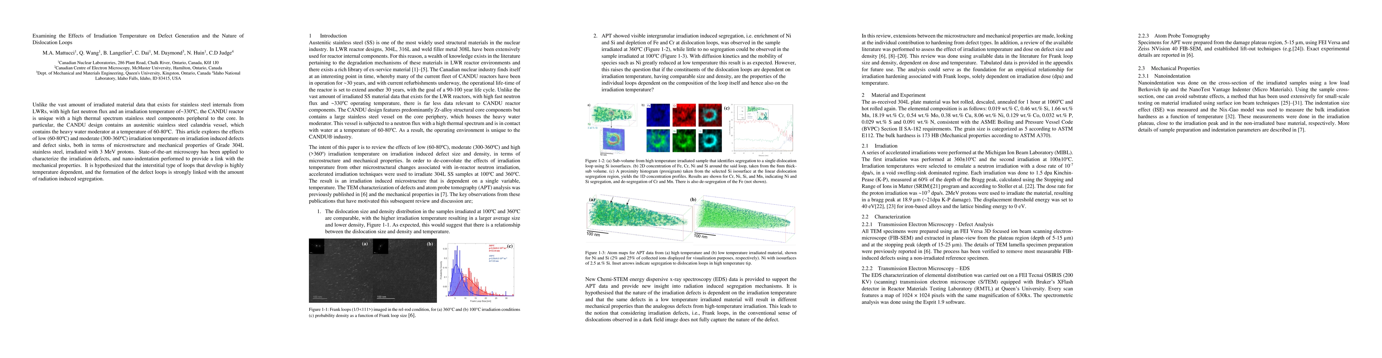Thumbnail for Examining the Effects of Irradiation Temperature on Defect Generation
  and the Nature of Dislocation Loops