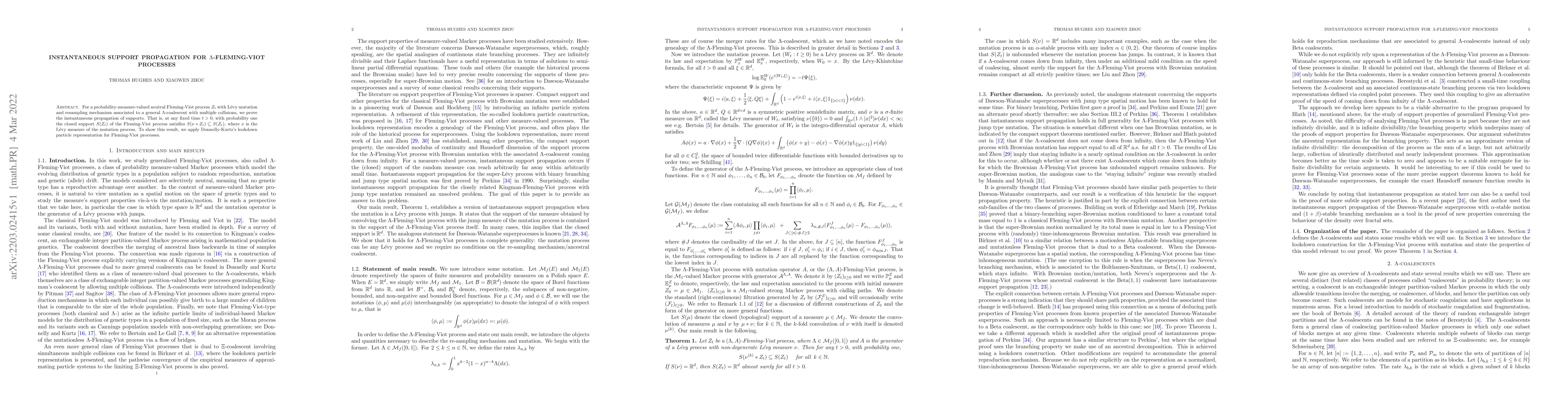 Thumbnail for Instantaneous support propagation for $\Lambda$-Fleming-Viot processes