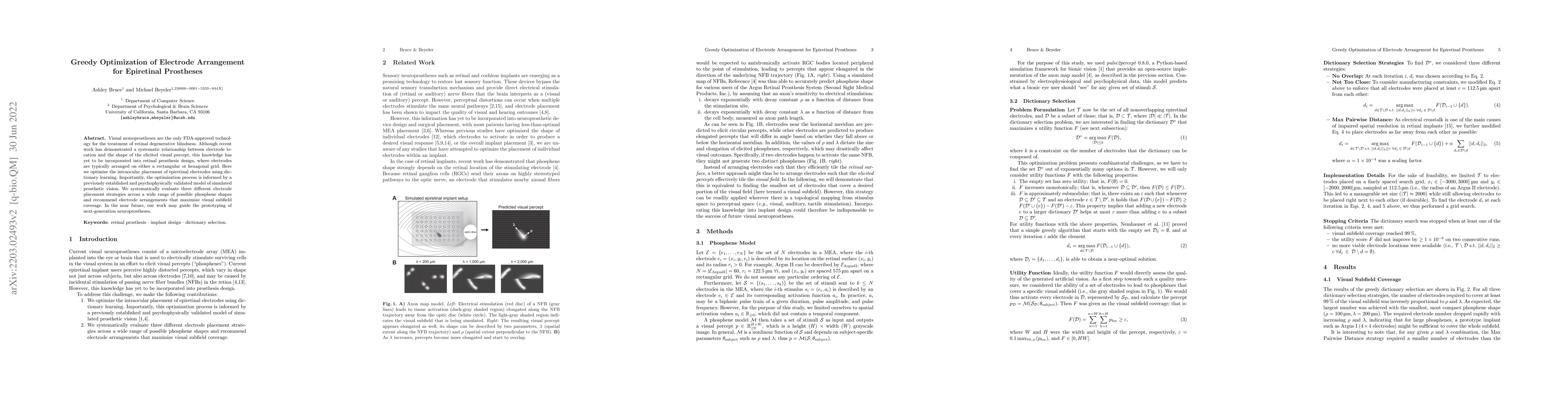 Thumbnail for Greedy Optimization of Electrode Arrangement for Epiretinal Prostheses