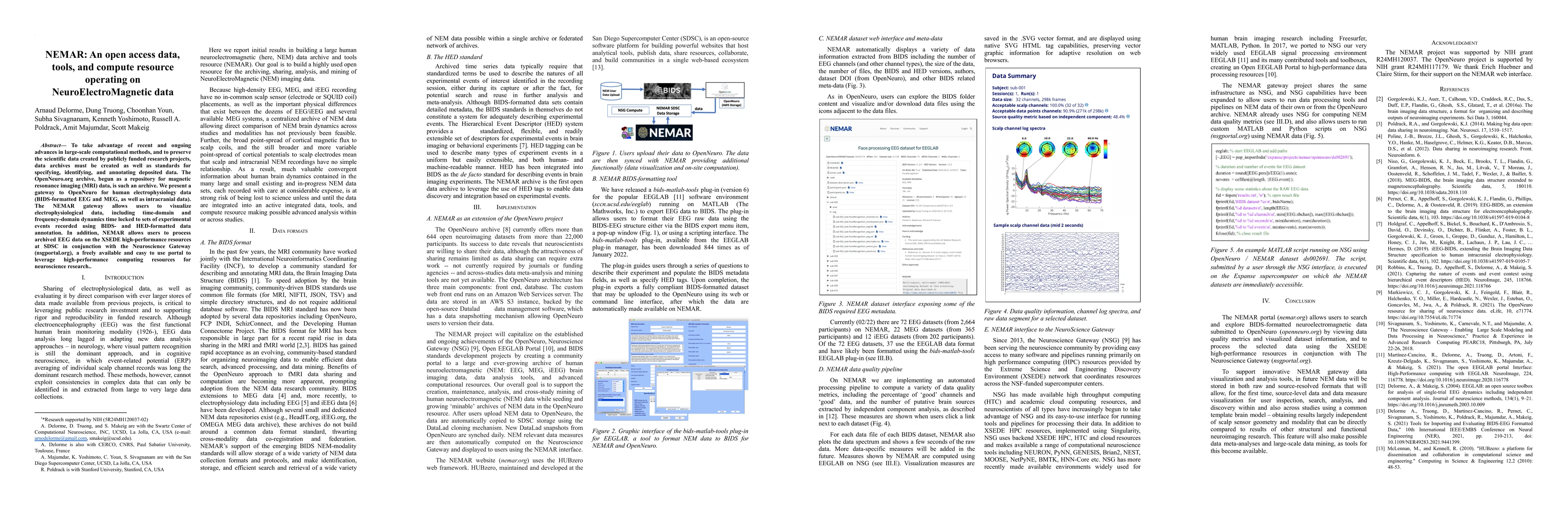 Thumbnail for NEMAR: An open access data, tools, and compute resource operating on
  NeuroElectroMagnetic data