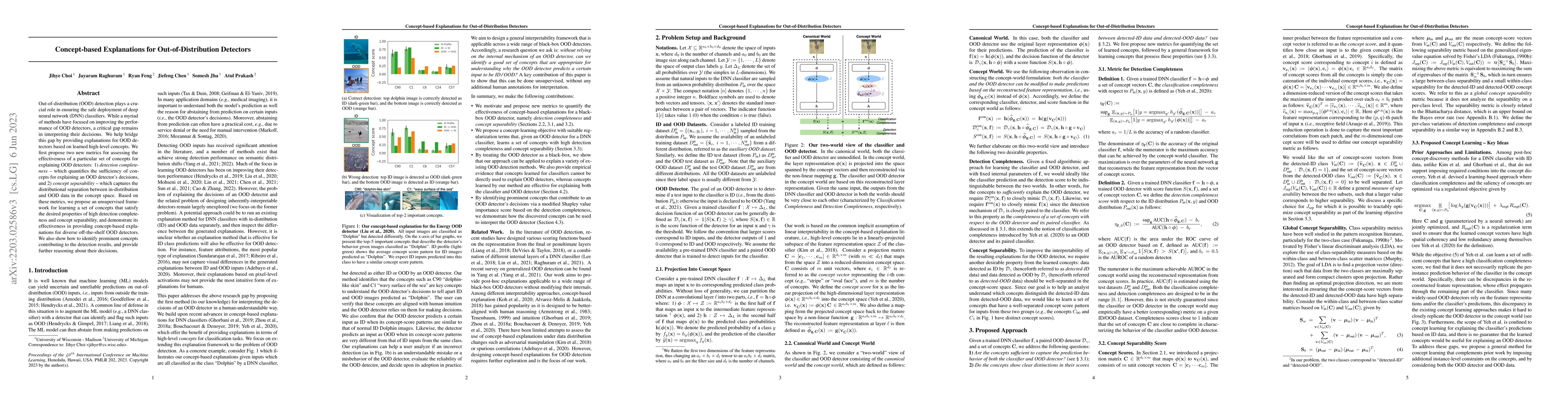 Thumbnail for Concept-based Explanations for Out-Of-Distribution Detectors