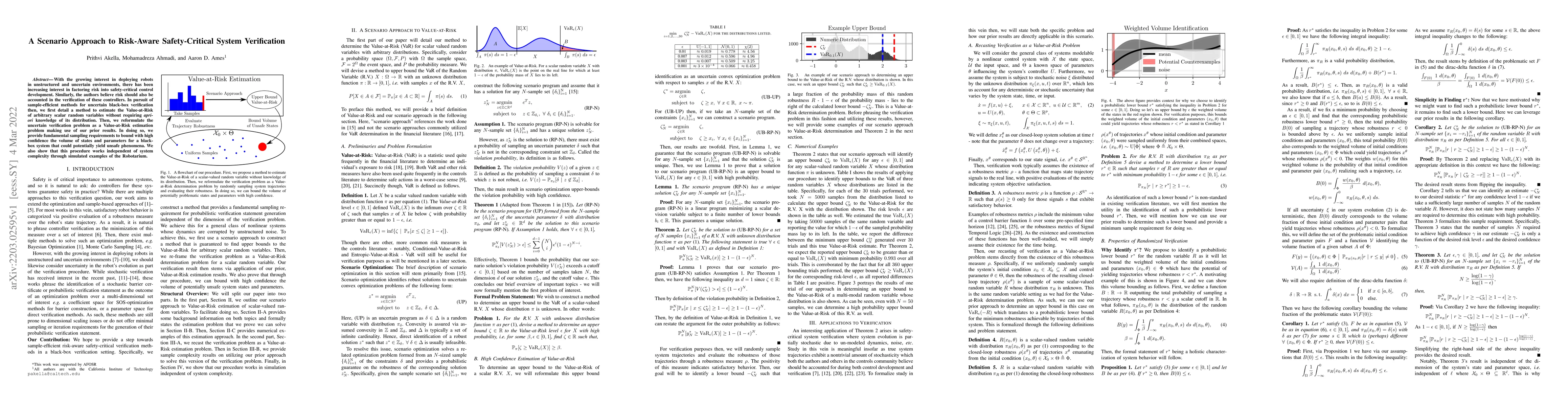 Thumbnail for A Scenario Approach to Risk-Aware Safety-Critical System Verification