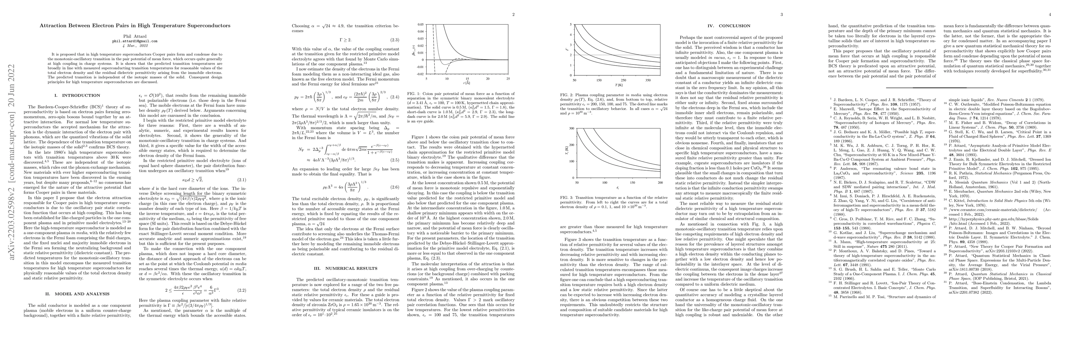 Thumbnail for Attraction Between Electron Pairs in High Temperature Superconductors