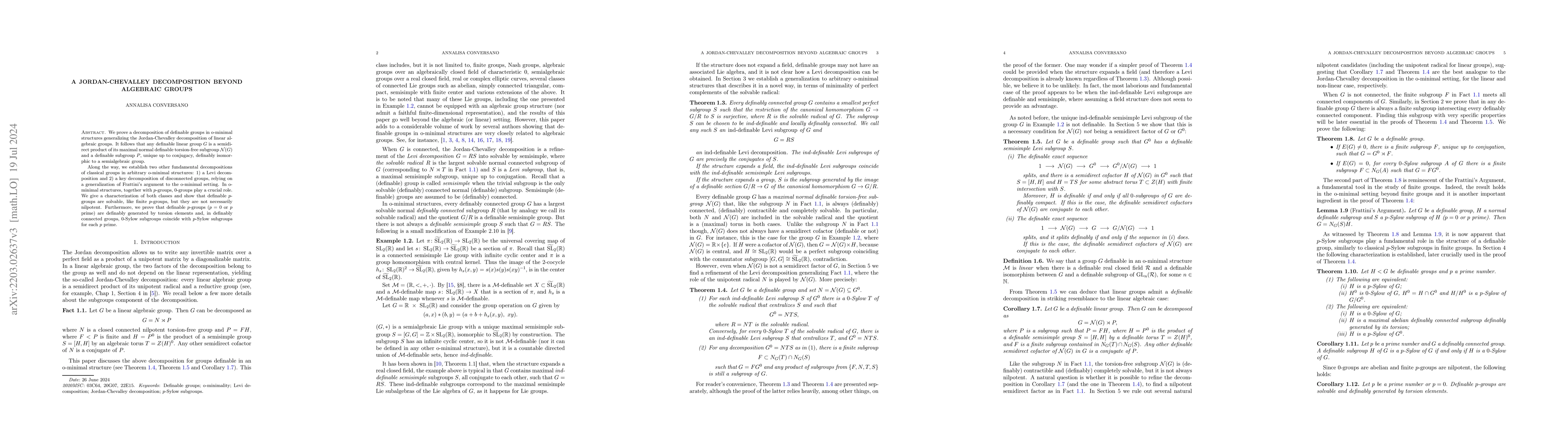 Thumbnail for A Jordan-Chevalley decomposition beyond algebraic groups