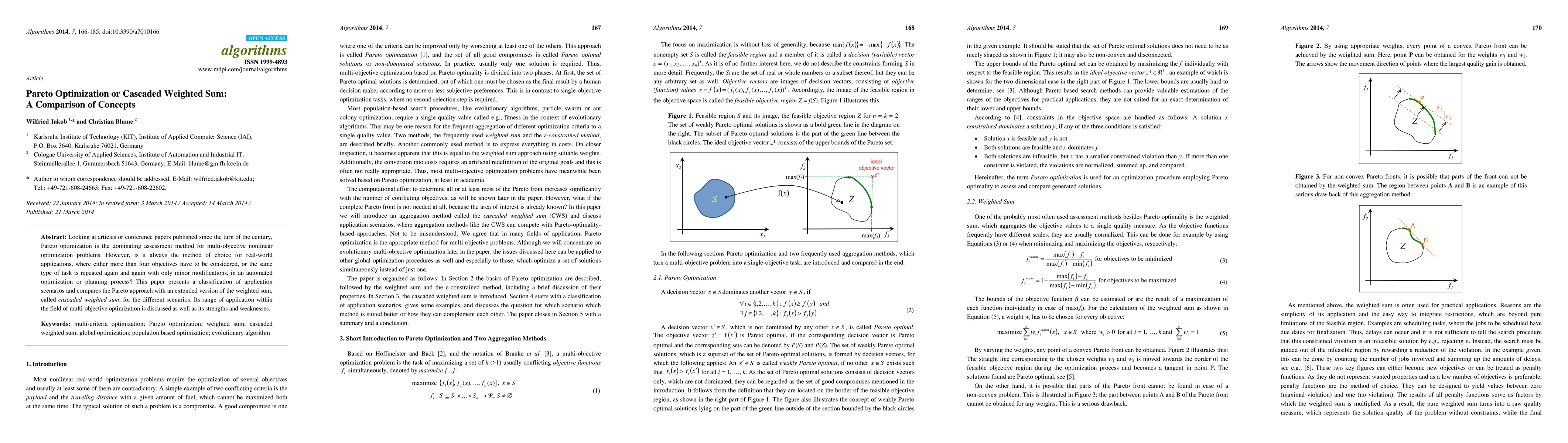 Thumbnail for Pareto Optimization or Cascaded Weighted Sum: A Comparison of Concepts