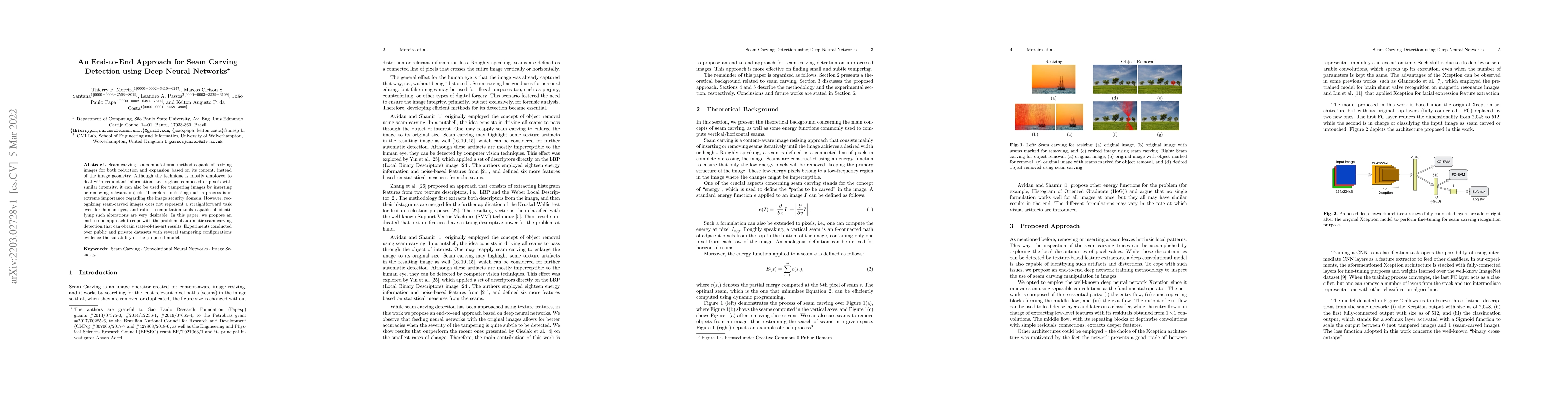Thumbnail for An End-to-End Approach for Seam Carving Detection using Deep Neural
  Networks