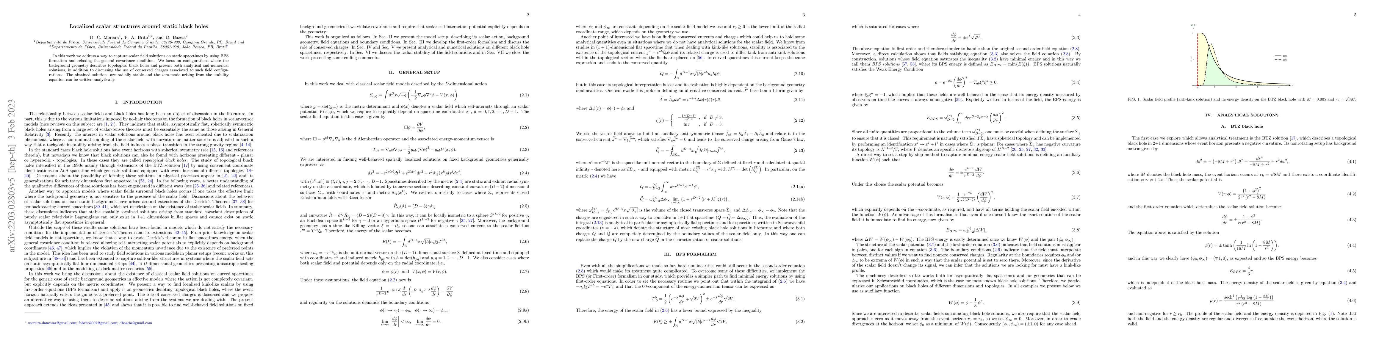 Thumbnail for Localized scalar structures around static black holes