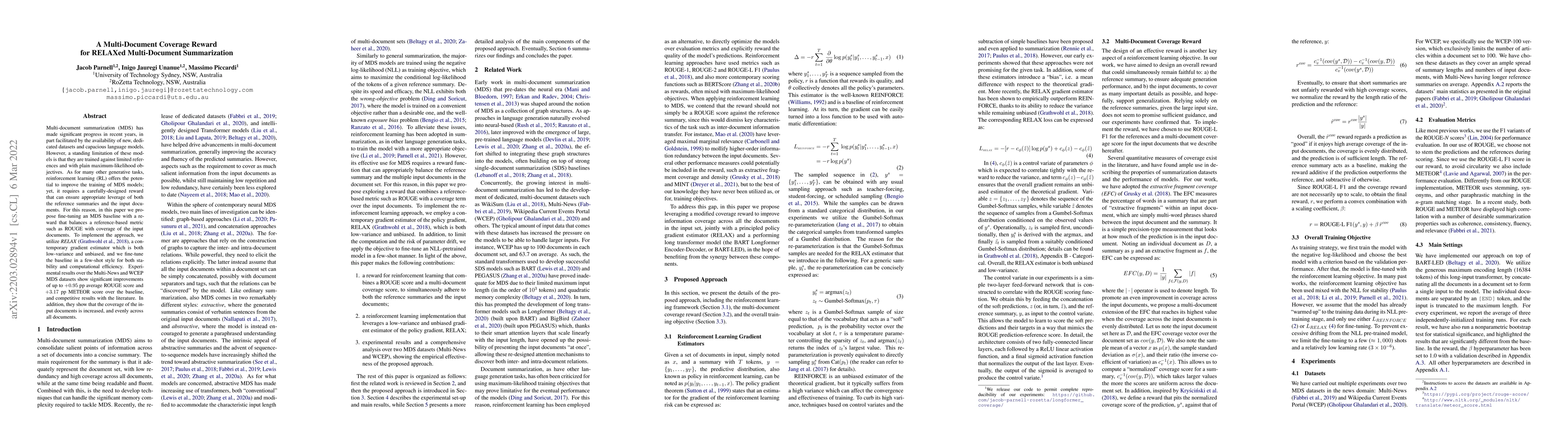 Thumbnail for A Multi-Document Coverage Reward for RELAXed Multi-Document
  Summarization