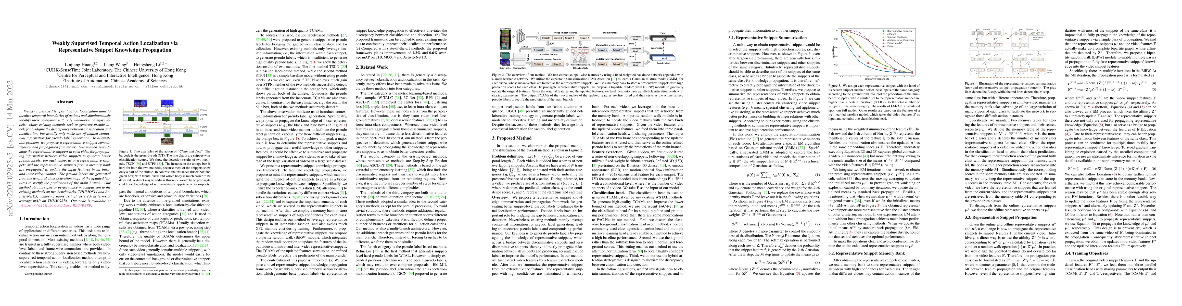 Thumbnail for Weakly Supervised Temporal Action Localization via Representative
  Snippet Knowledge Propagation