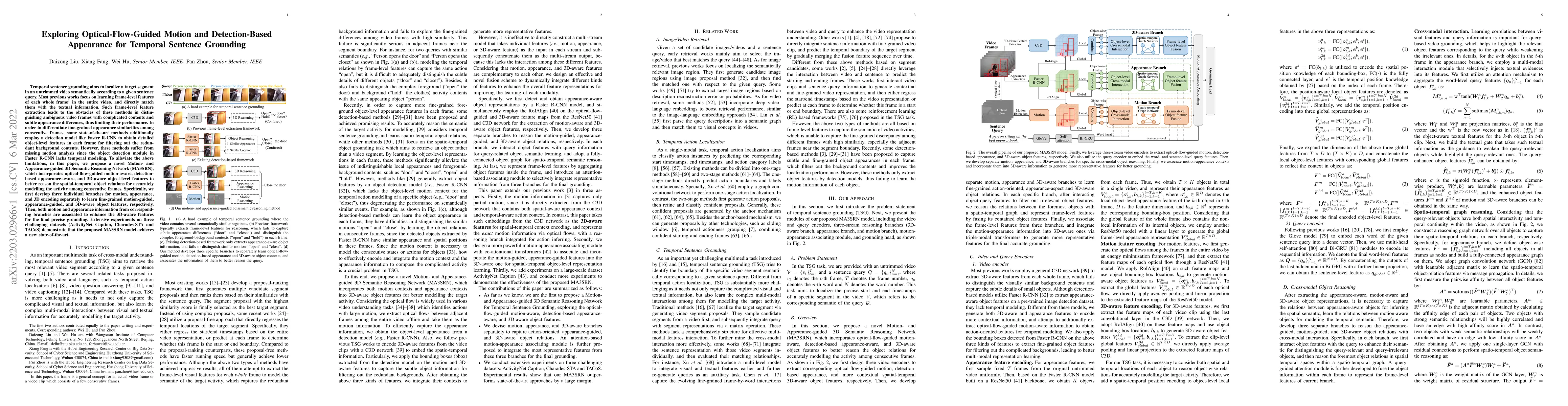 Thumbnail for Exploring Optical-Flow-Guided Motion and Detection-Based Appearance for
  Temporal Sentence Grounding