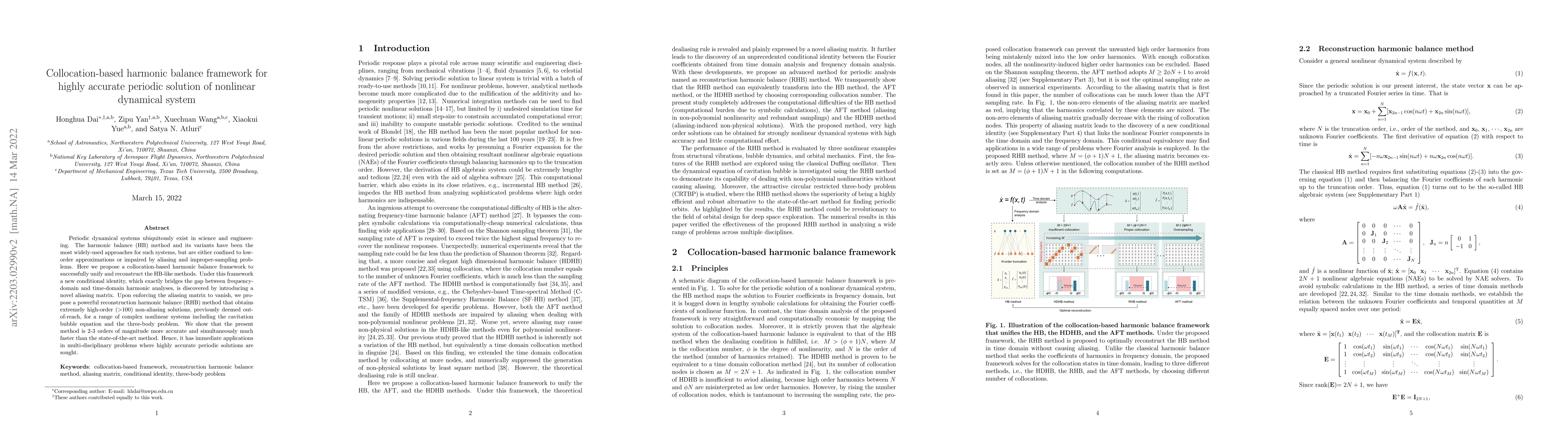Thumbnail for Collocation-based harmonic balance framework for highly accurate
  periodic solution of nonlinear dynamical system