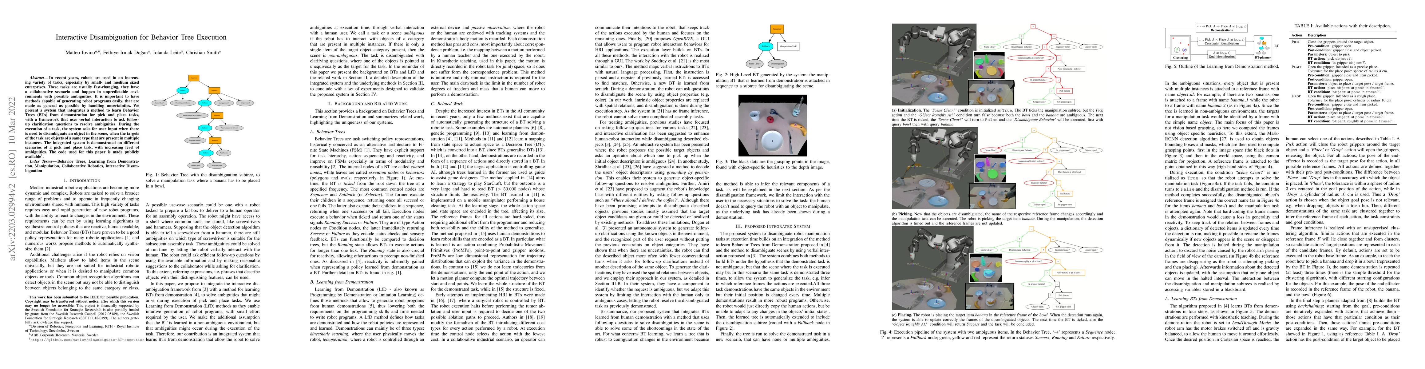 Thumbnail for Interactive Disambiguation for Behavior Tree Execution