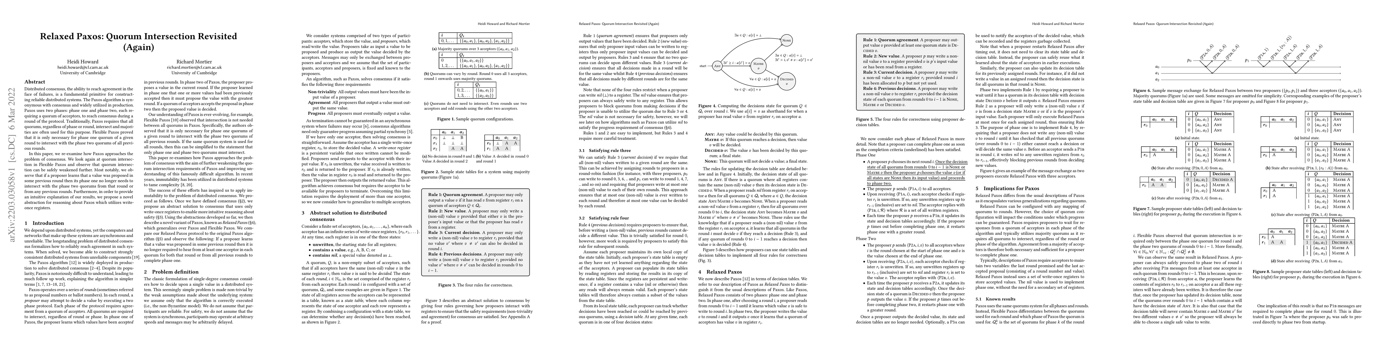 Thumbnail for Relaxed Paxos: Quorum Intersection Revisited (Again)