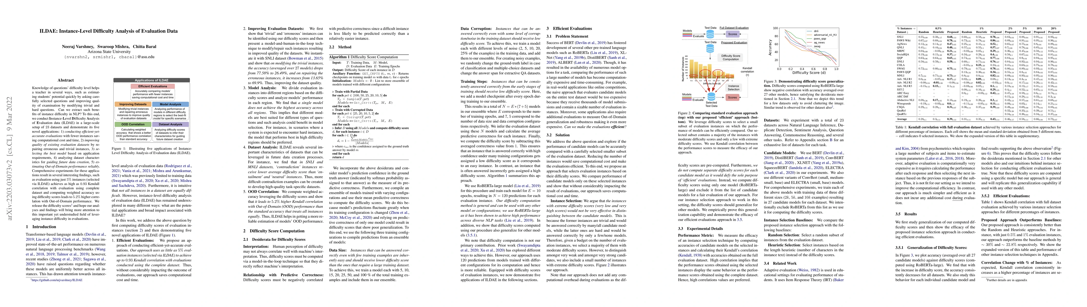 Thumbnail for ILDAE: Instance-Level Difficulty Analysis of Evaluation Data