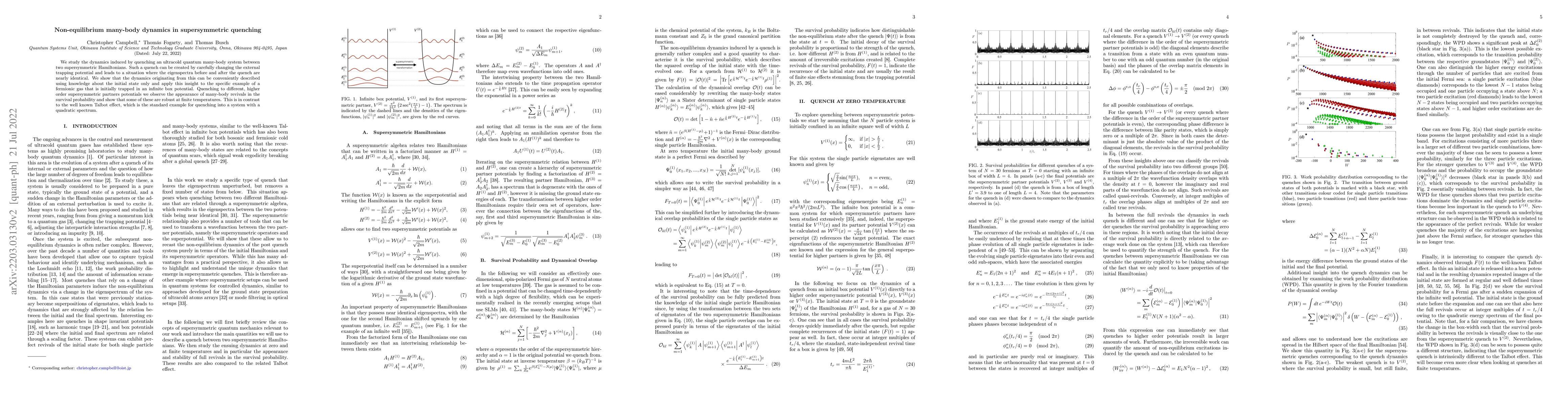 Thumbnail for Nonequilibrium many-body dynamics in supersymmetric quenching