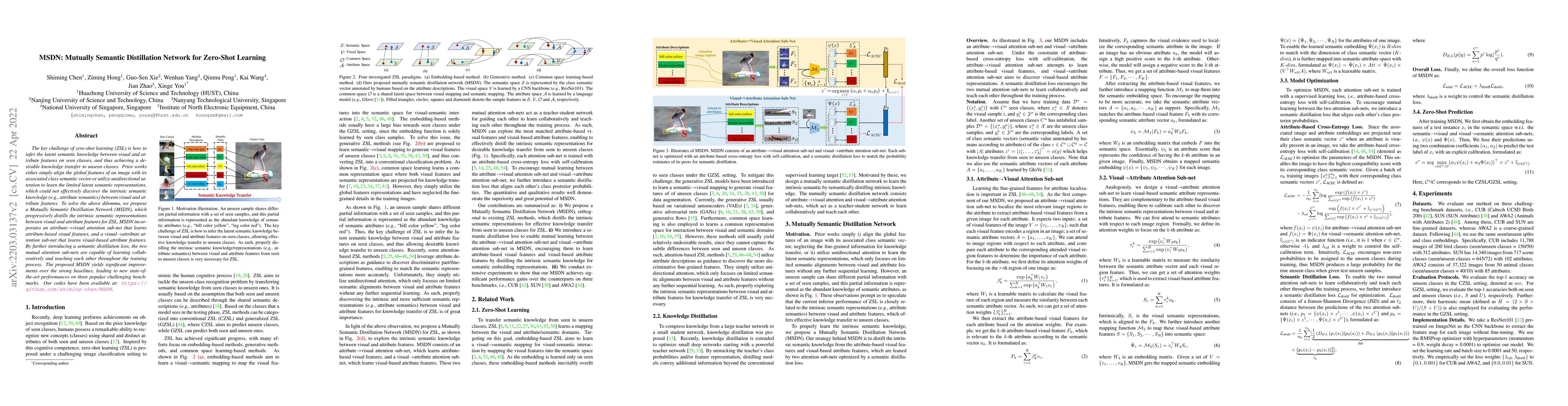 Thumbnail for MSDN: Mutually Semantic Distillation Network for Zero-Shot Learning