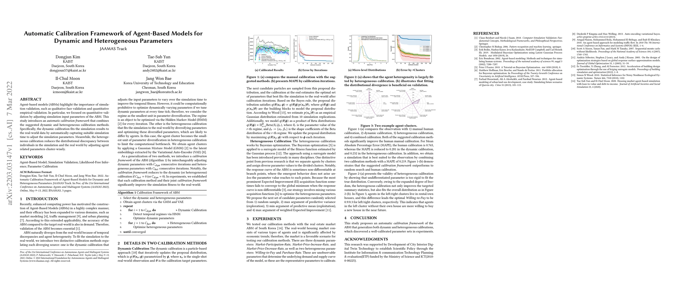 Thumbnail for Automatic Calibration Framework of Agent-Based Models for Dynamic and
  Heterogeneous Parameters