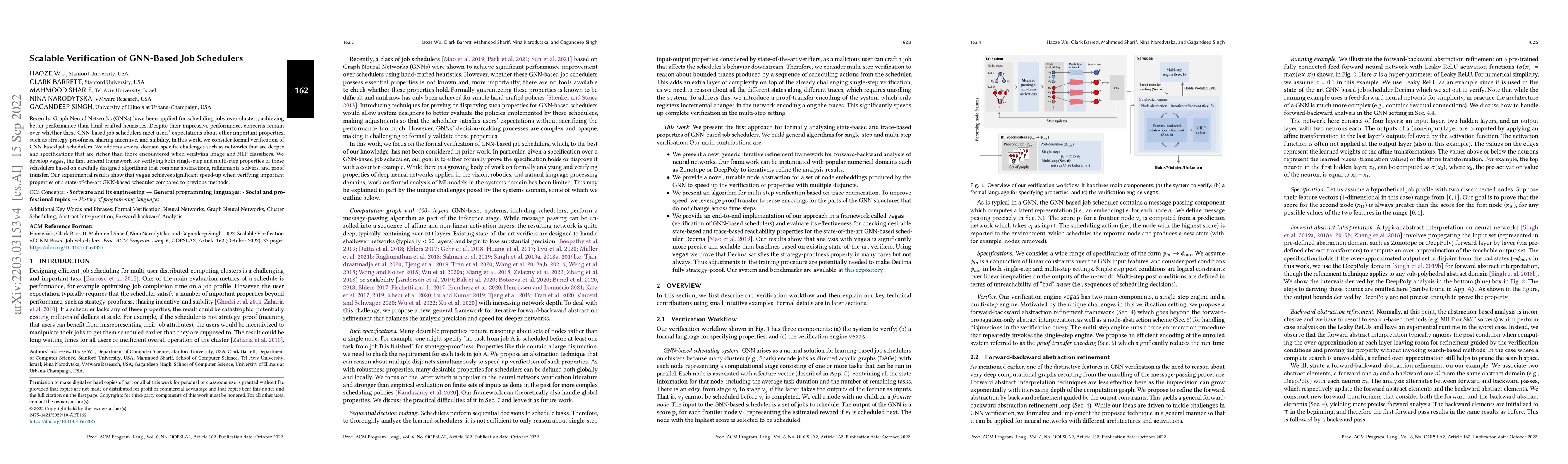 Thumbnail for Scalable Verification of GNN-based Job Schedulers