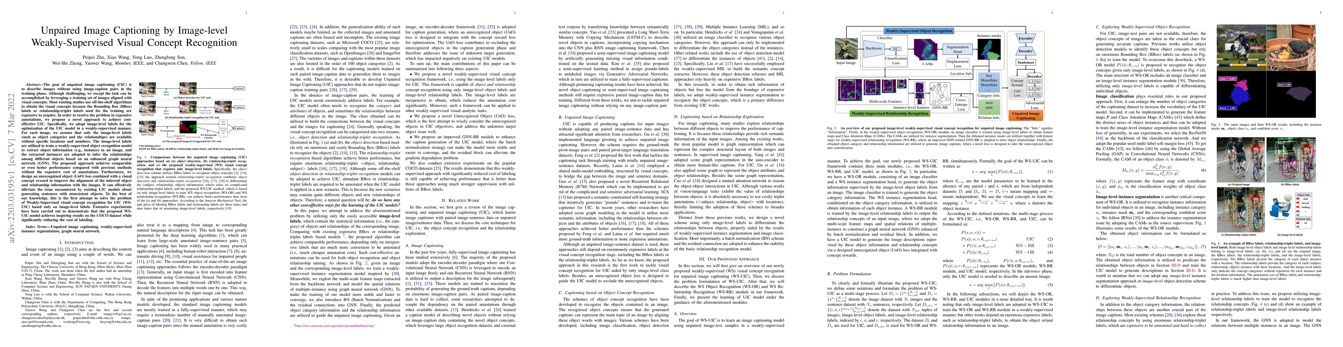 Thumbnail for Unpaired Image Captioning by Image-level Weakly-Supervised Visual
  Concept Recognition