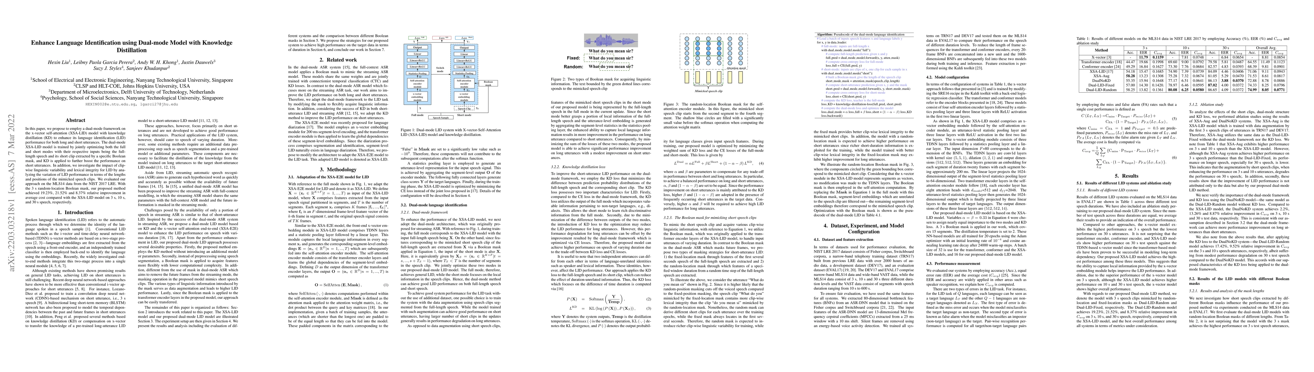 Thumbnail for Enhance Language Identification using Dual-mode Model with Knowledge
  Distillation