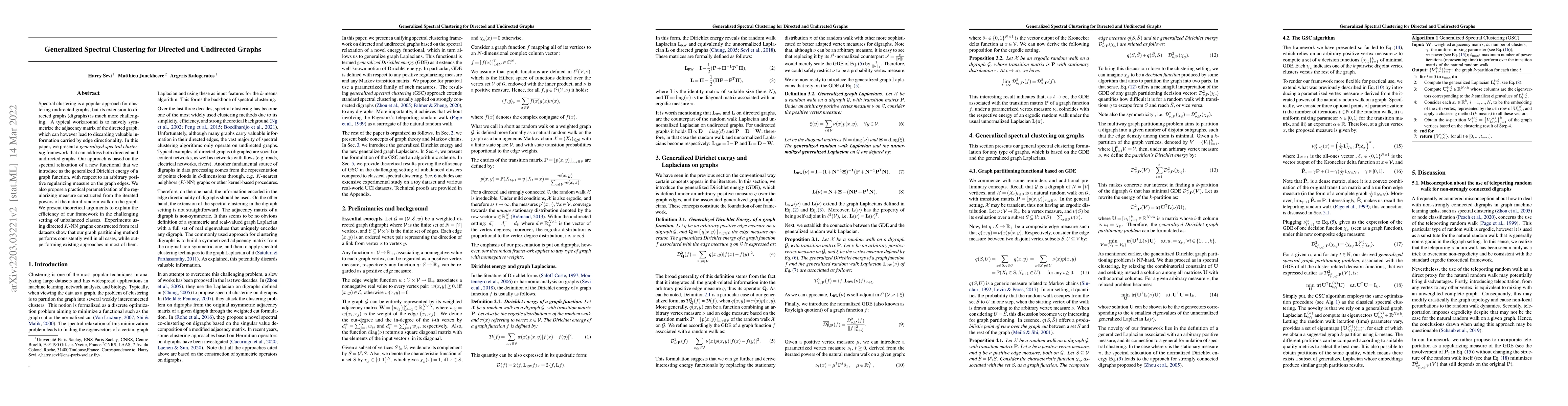 Thumbnail for Generalized Spectral Clustering for Directed and Undirected Graphs