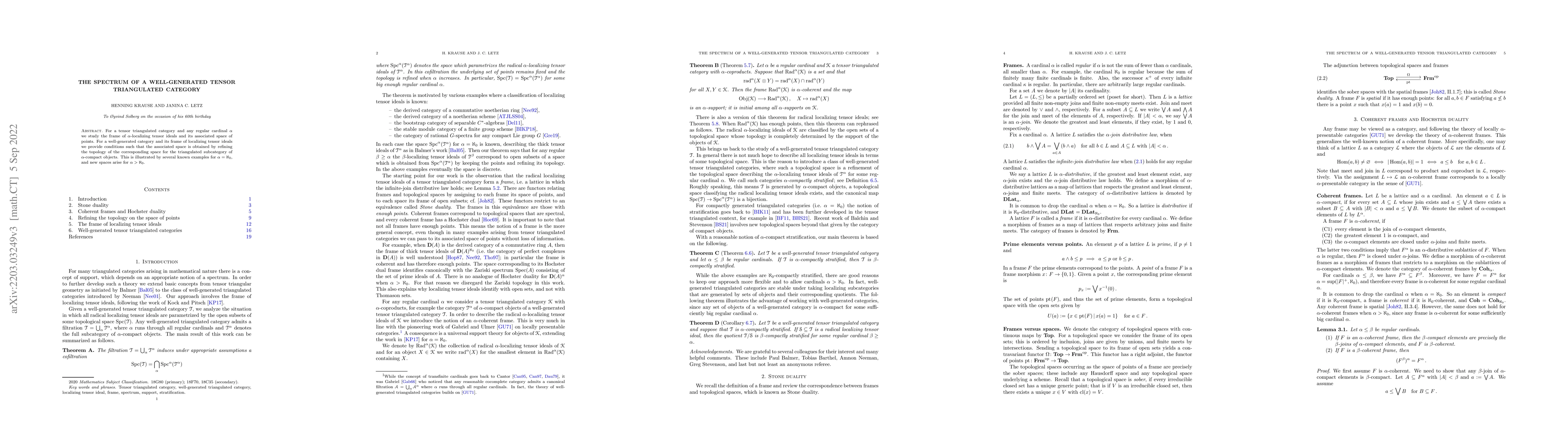 Thumbnail for The spectrum of a well-generated tensor triangulated category