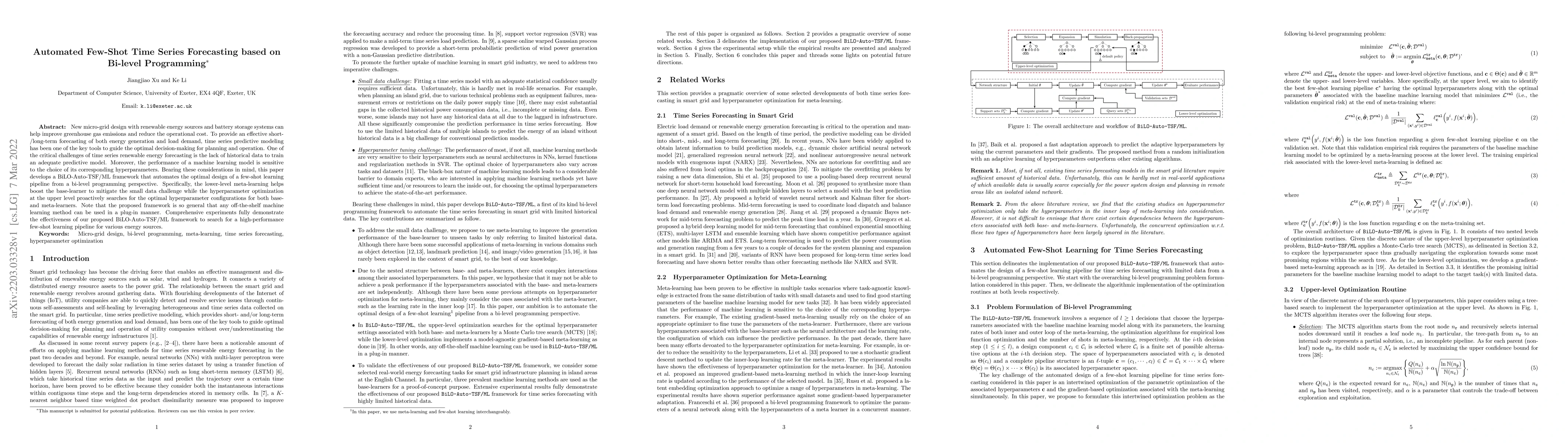 Thumbnail for Automated Few-Shot Time Series Forecasting based on Bi-level Programming