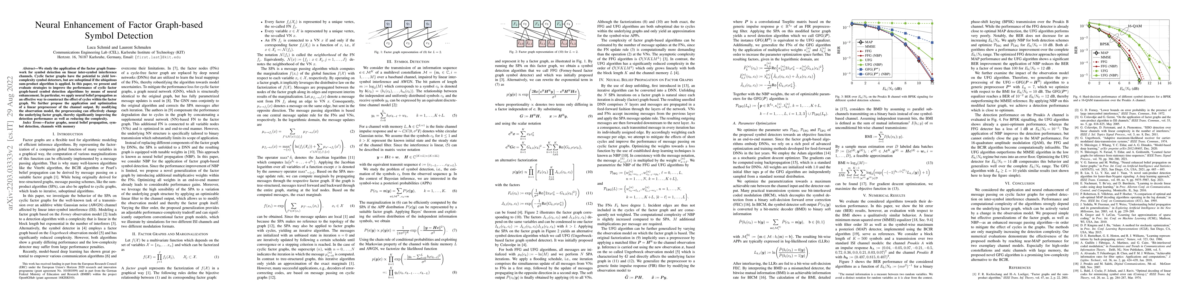 Thumbnail for Neural Enhancement of Factor Graph-based Symbol Detection