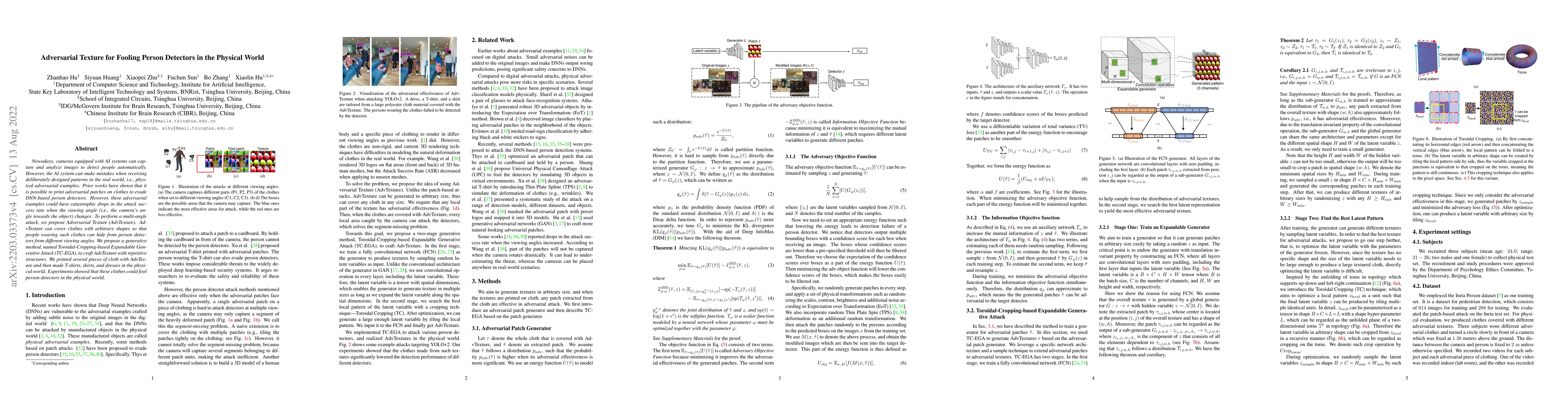Thumbnail for Adversarial Texture for Fooling Person Detectors in the Physical World