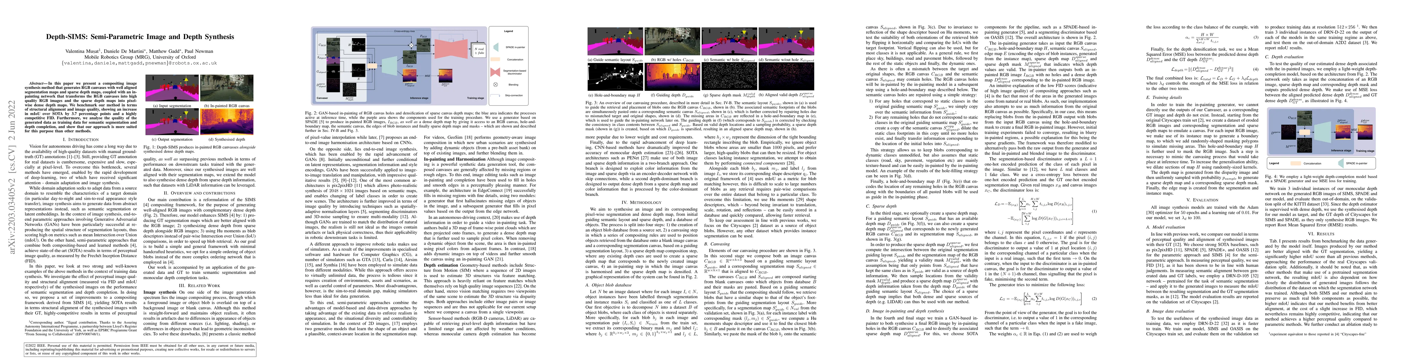 Thumbnail for Depth-SIMS: Semi-Parametric Image and Depth Synthesis