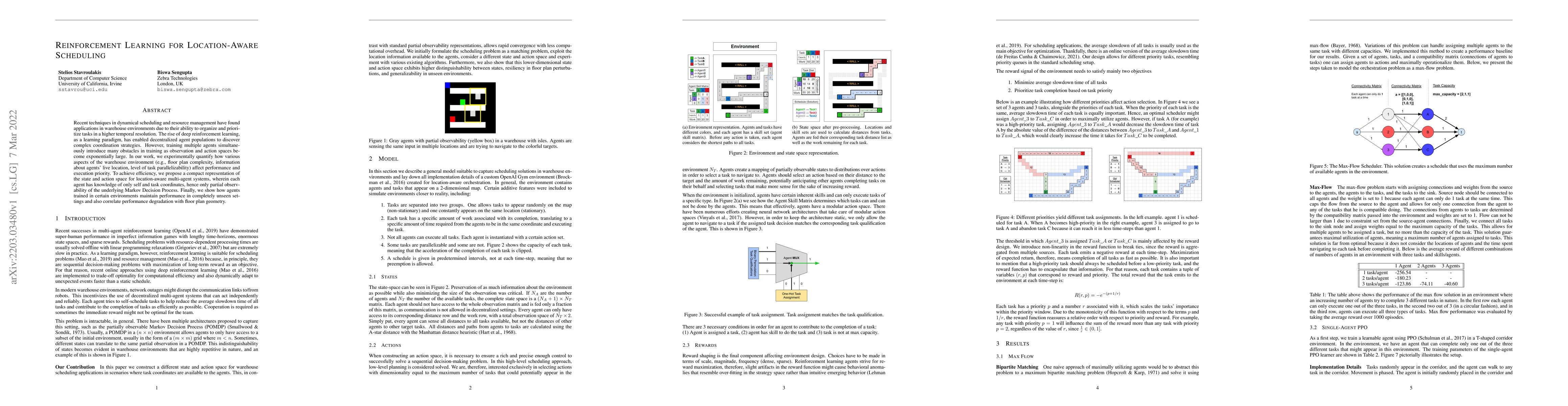 Thumbnail for Reinforcement Learning for Location-Aware Scheduling