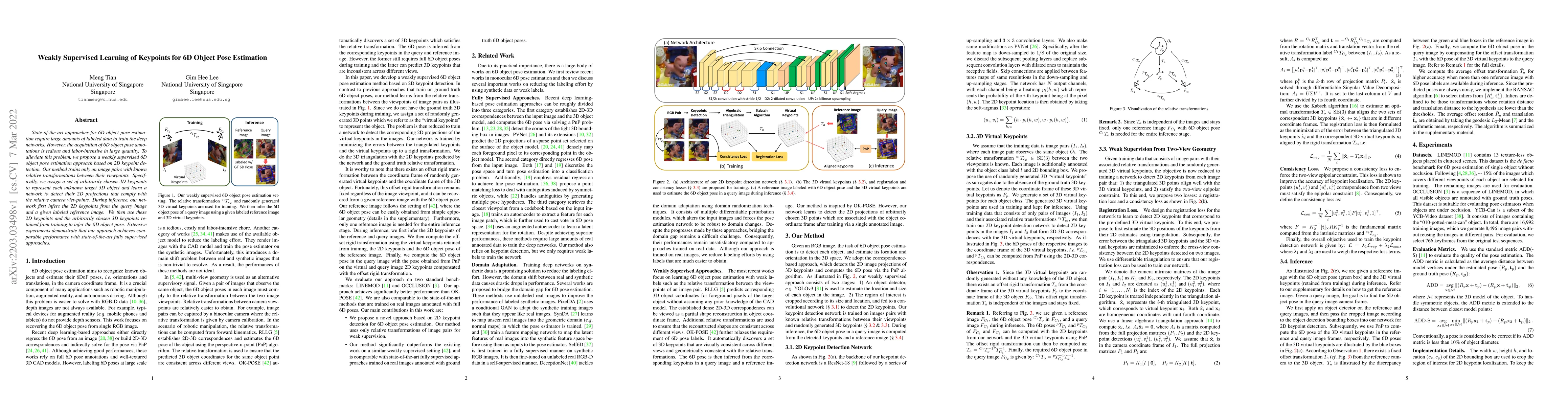 Thumbnail for Weakly Supervised Learning of Keypoints for 6D Object Pose Estimation