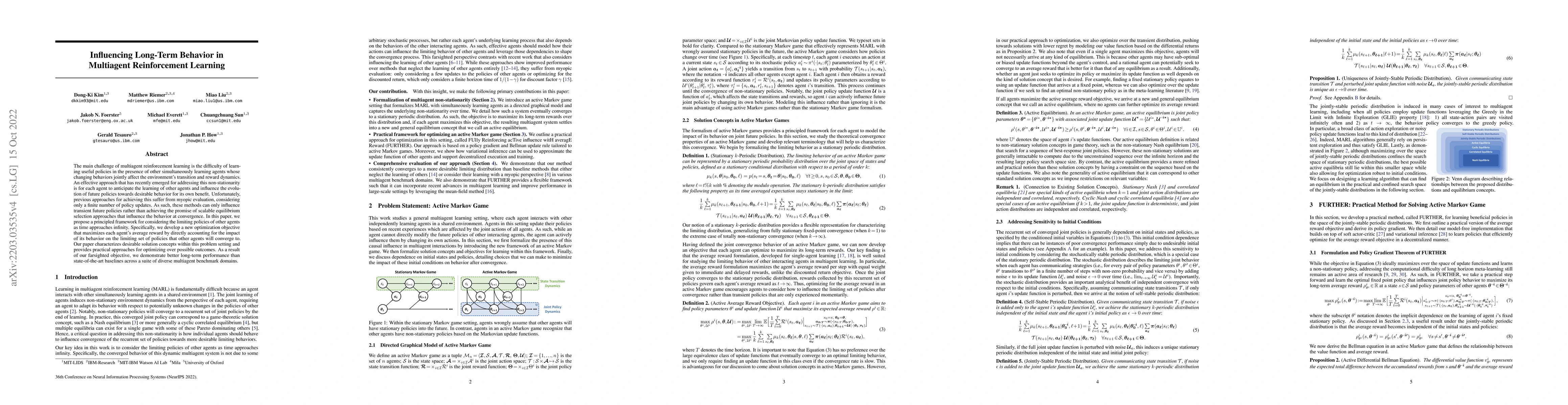 Thumbnail for Influencing Long-Term Behavior in Multiagent Reinforcement Learning