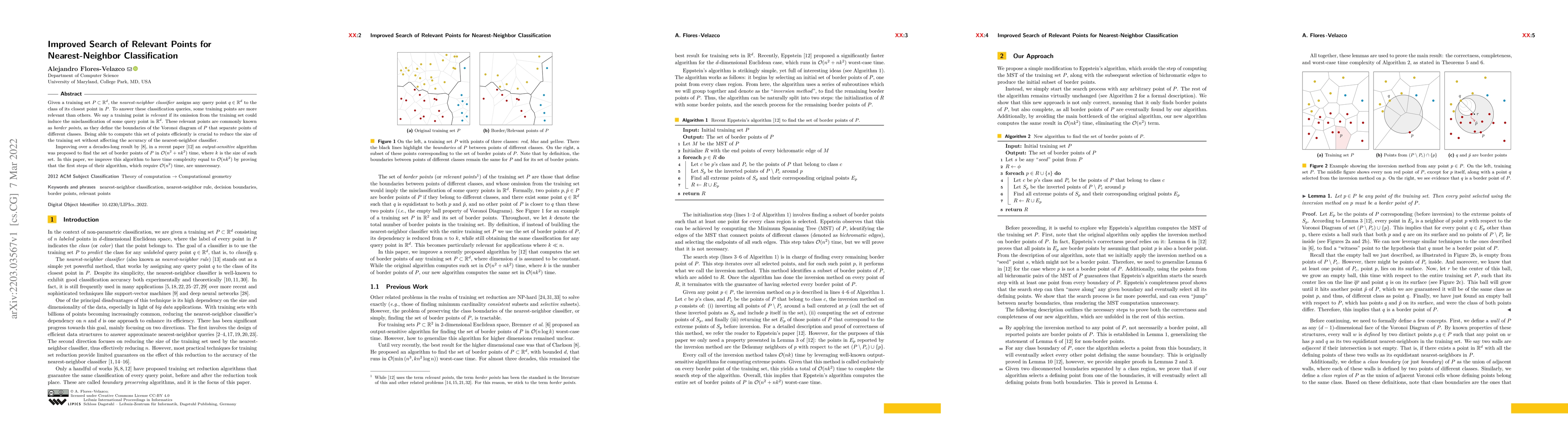 Thumbnail for Improved Search of Relevant Points for Nearest-Neighbor Classification