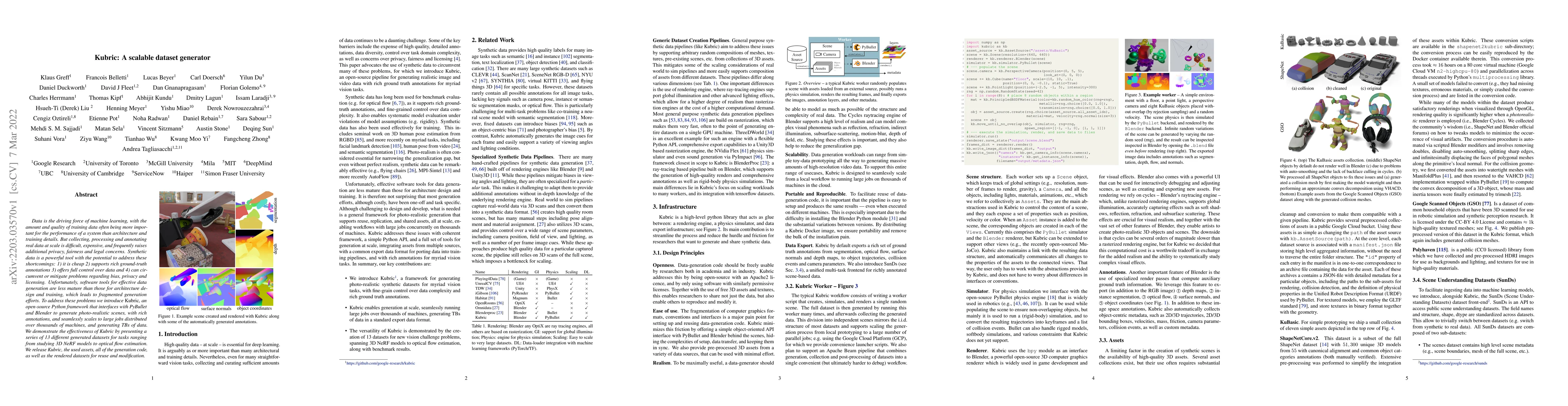 Thumbnail for Kubric: A scalable dataset generator