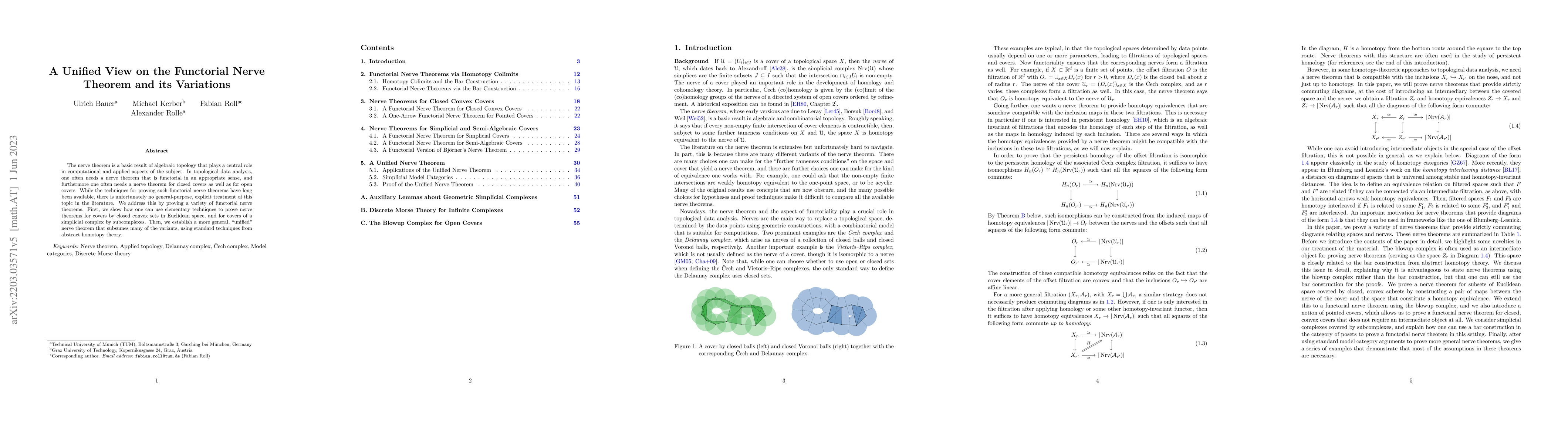 Thumbnail for A Unified View on the Functorial Nerve Theorem and its Variations