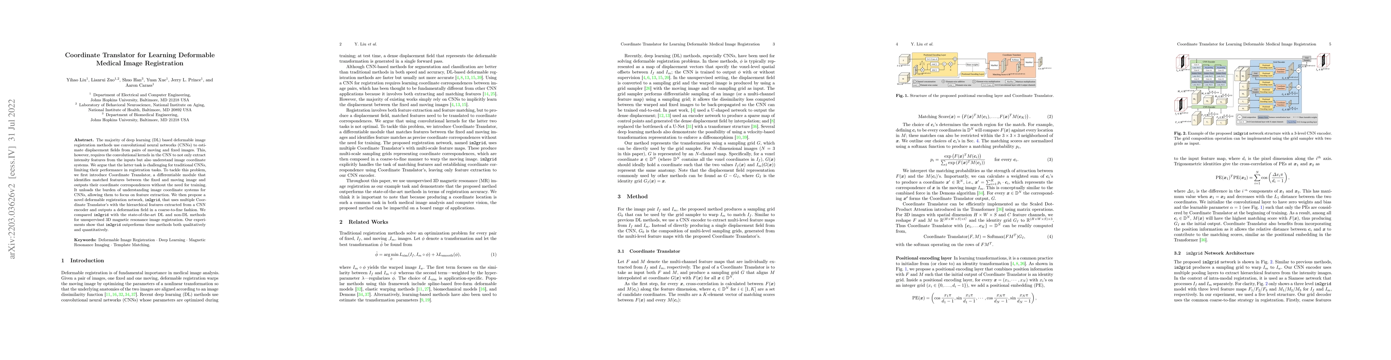 Thumbnail for Coordinate Translator for Learning Deformable Medical Image Registration