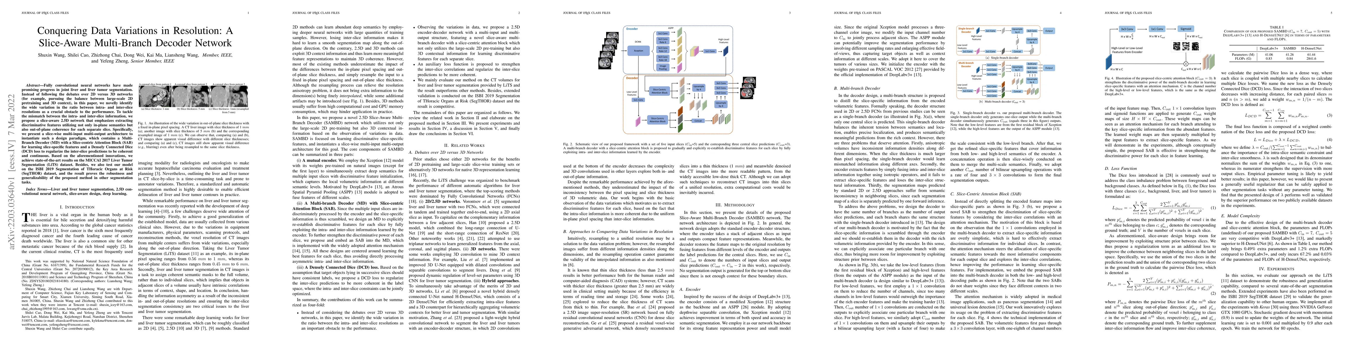 Thumbnail for Conquering Data Variations in Resolution: A Slice-Aware Multi-Branch
  Decoder Network
