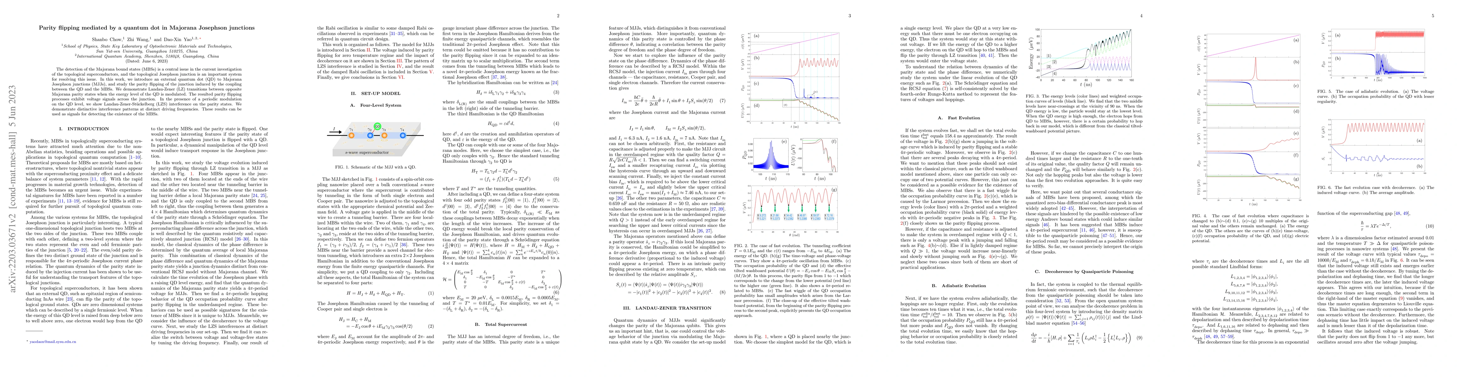 Thumbnail for Parity flipping mediated by a quantum dot in Majorana Josephson
  junctions