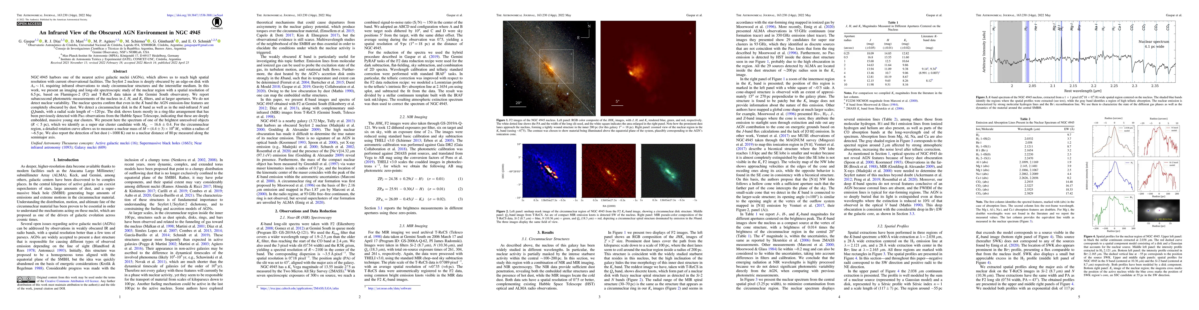 Thumbnail for An Infrared view of the obscured AGN environment in NGC 4945