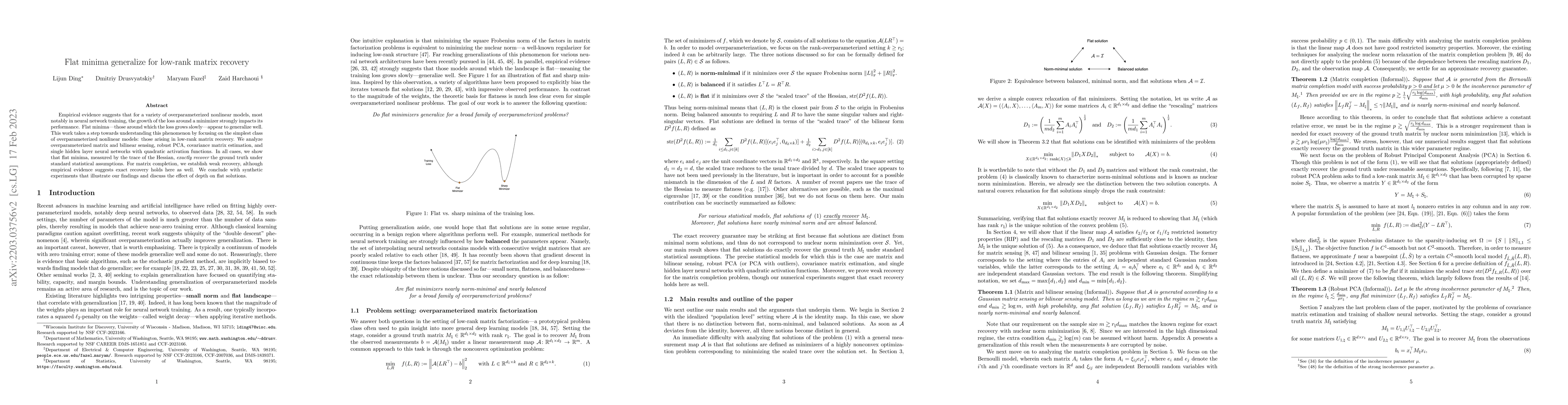 Thumbnail for Flat minima generalize for low-rank matrix recovery