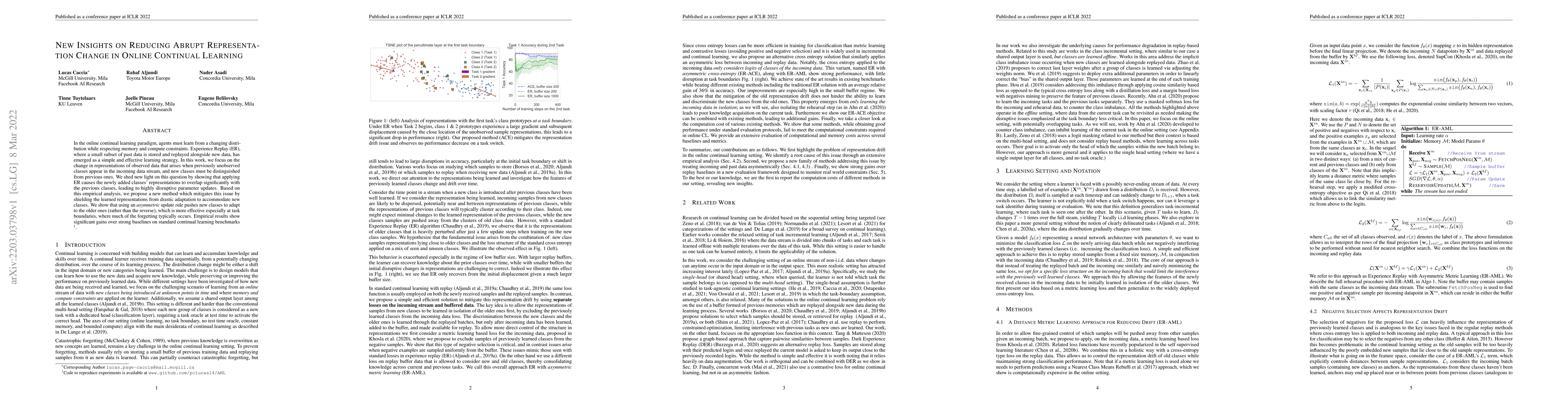 Thumbnail for New Insights on Reducing Abrupt Representation Change in Online
  Continual Learning