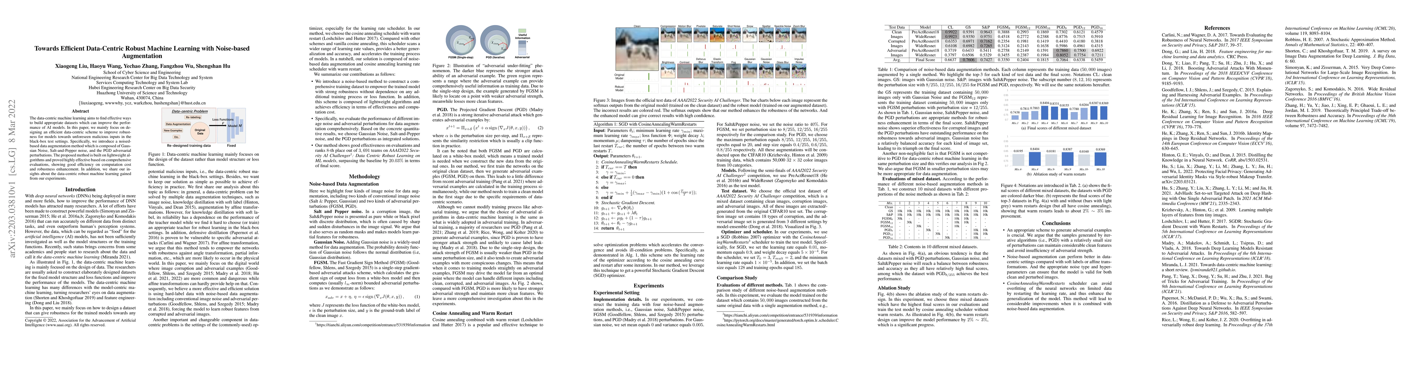 Thumbnail for Towards Efficient Data-Centric Robust Machine Learning with Noise-based
  Augmentation