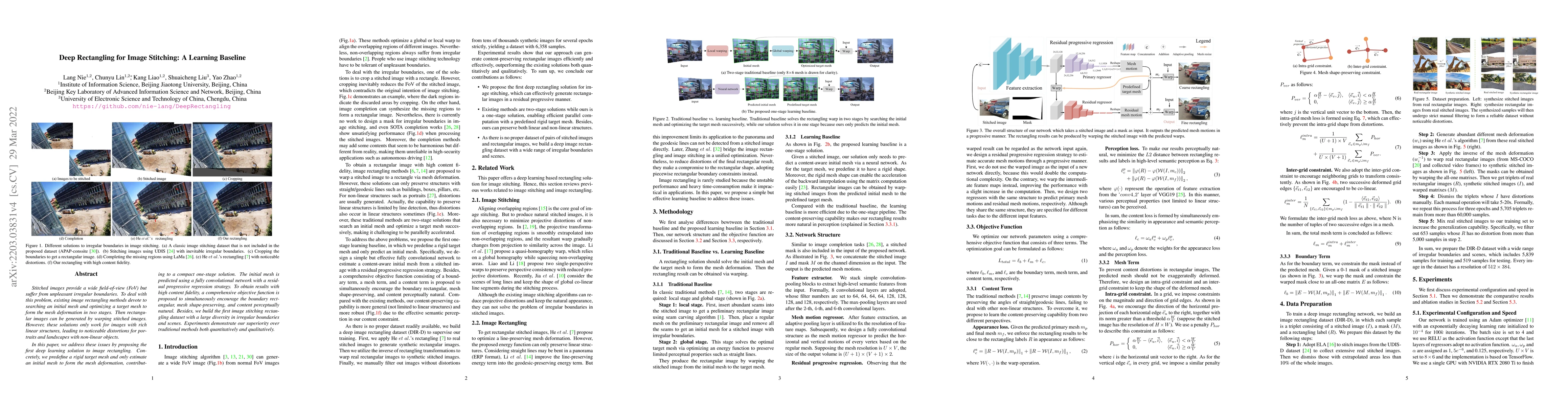 Thumbnail for Deep Rectangling for Image Stitching: A Learning Baseline