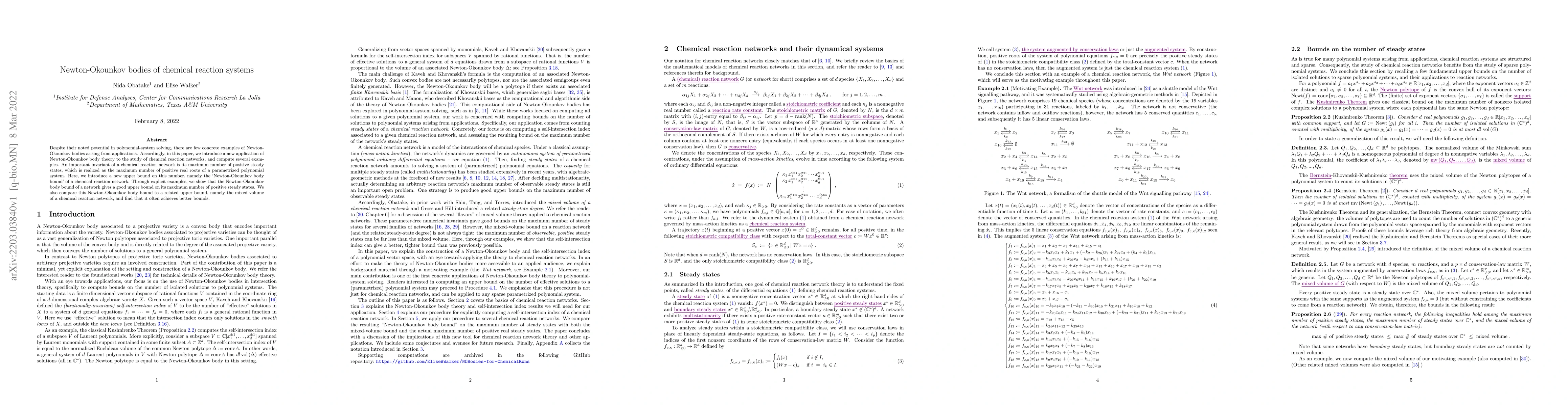 Thumbnail for Newton-Okounkov bodies of chemical reaction systems